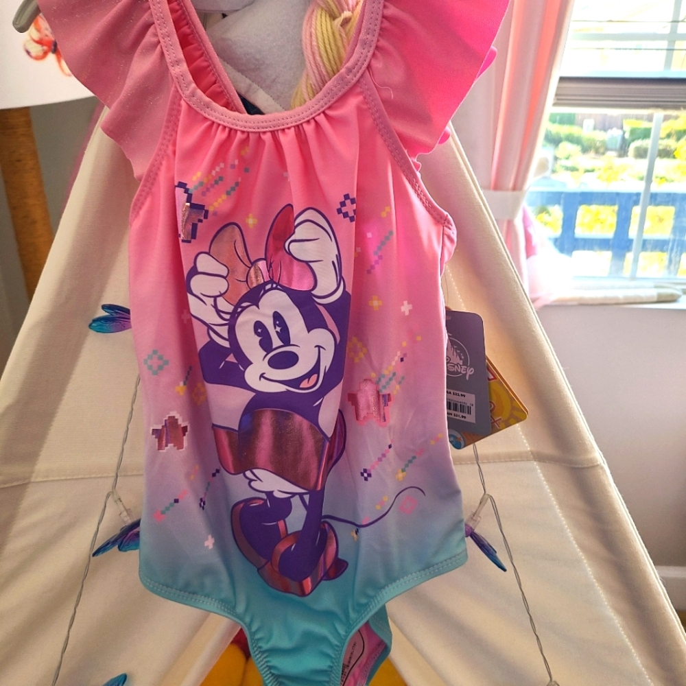 COPY - Disney minnie mouse swimsuit 5T NWT